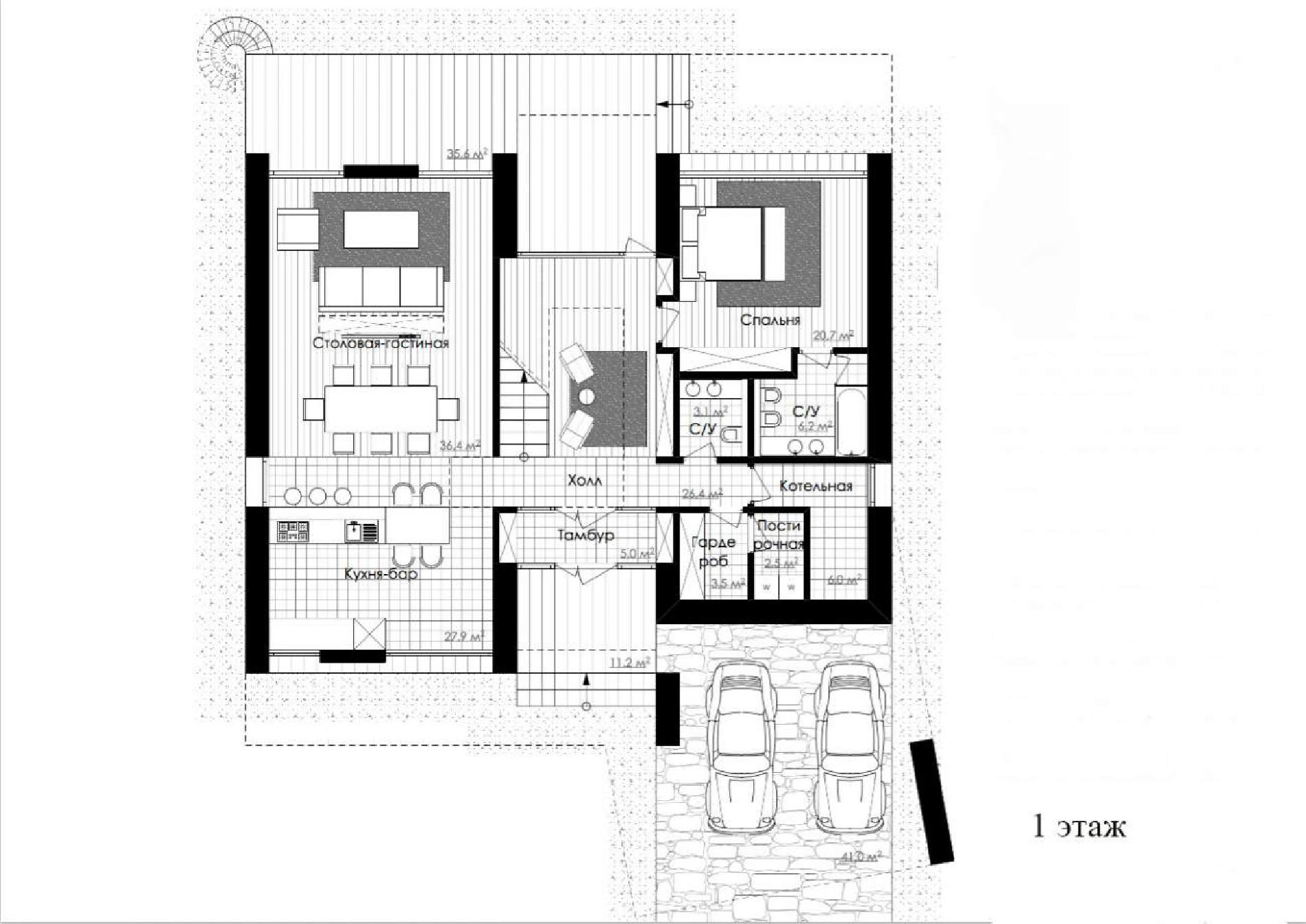 Планировка проекта дома №rh-410 rh-410 (1).jpg